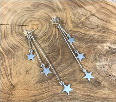 Star Dangle Post Earring