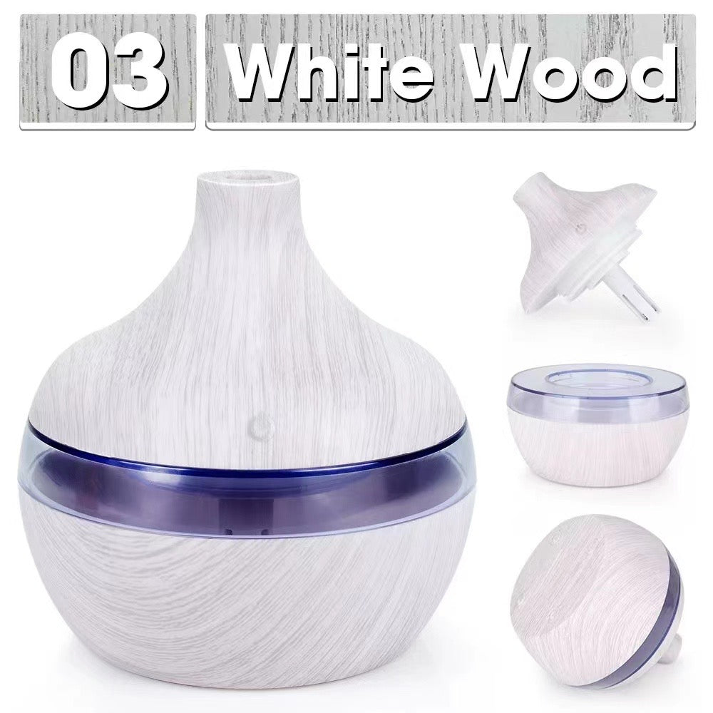 Wood Grain LED Humidifier