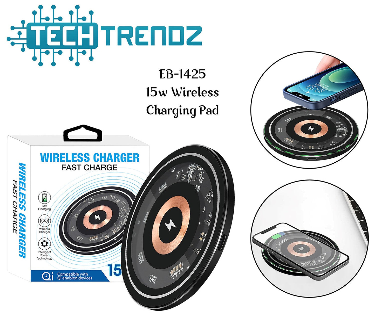 15w Wireless Charging Pad