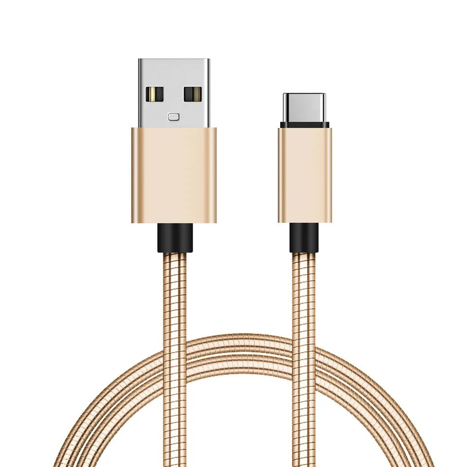 Metallic iPhone & Type-C Cable