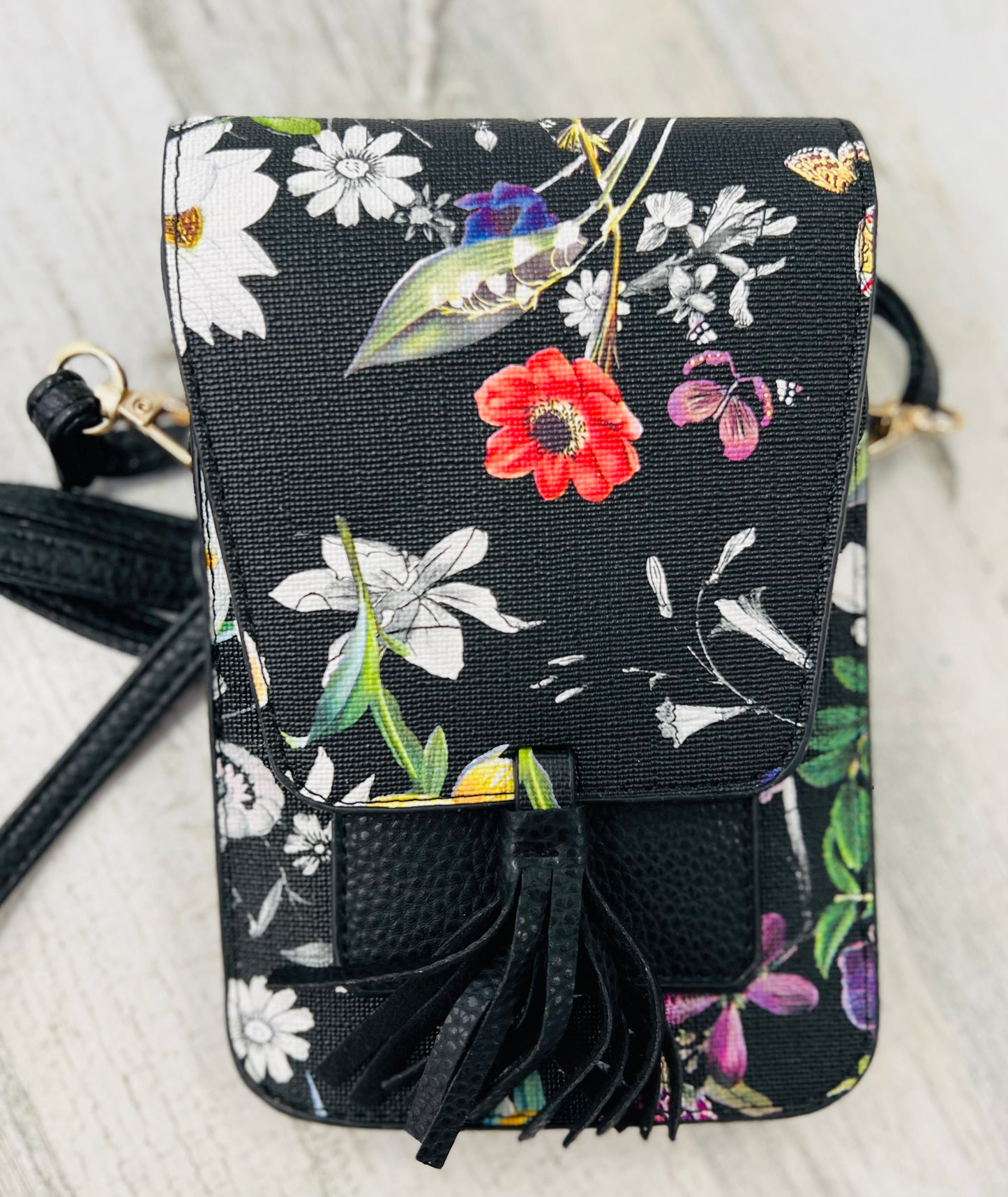 Cross-Body Cell Phone Case with Credit Card Holder