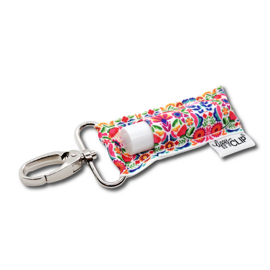 Fiesta Floral LippyClip® Lip Balm Holder