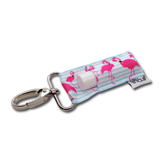 Flamazing Flamingos LippyClip® Lip Balm Holder