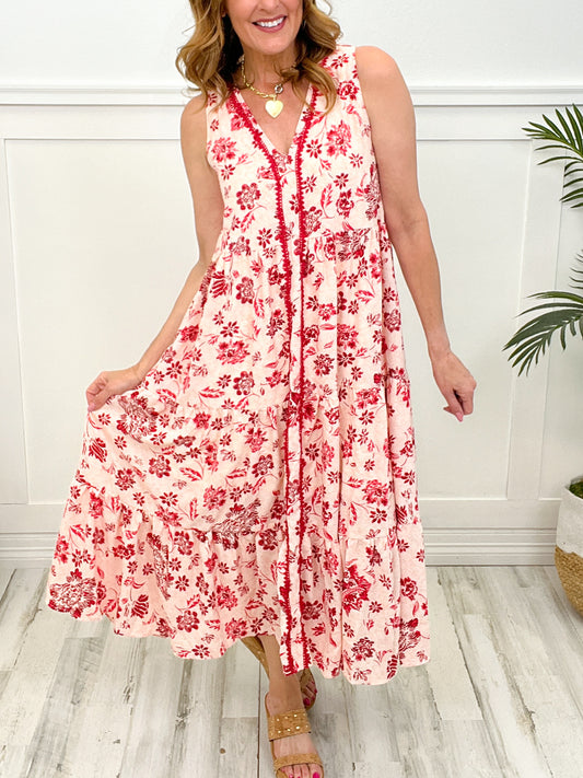 Fun and Flirty Floral Dress