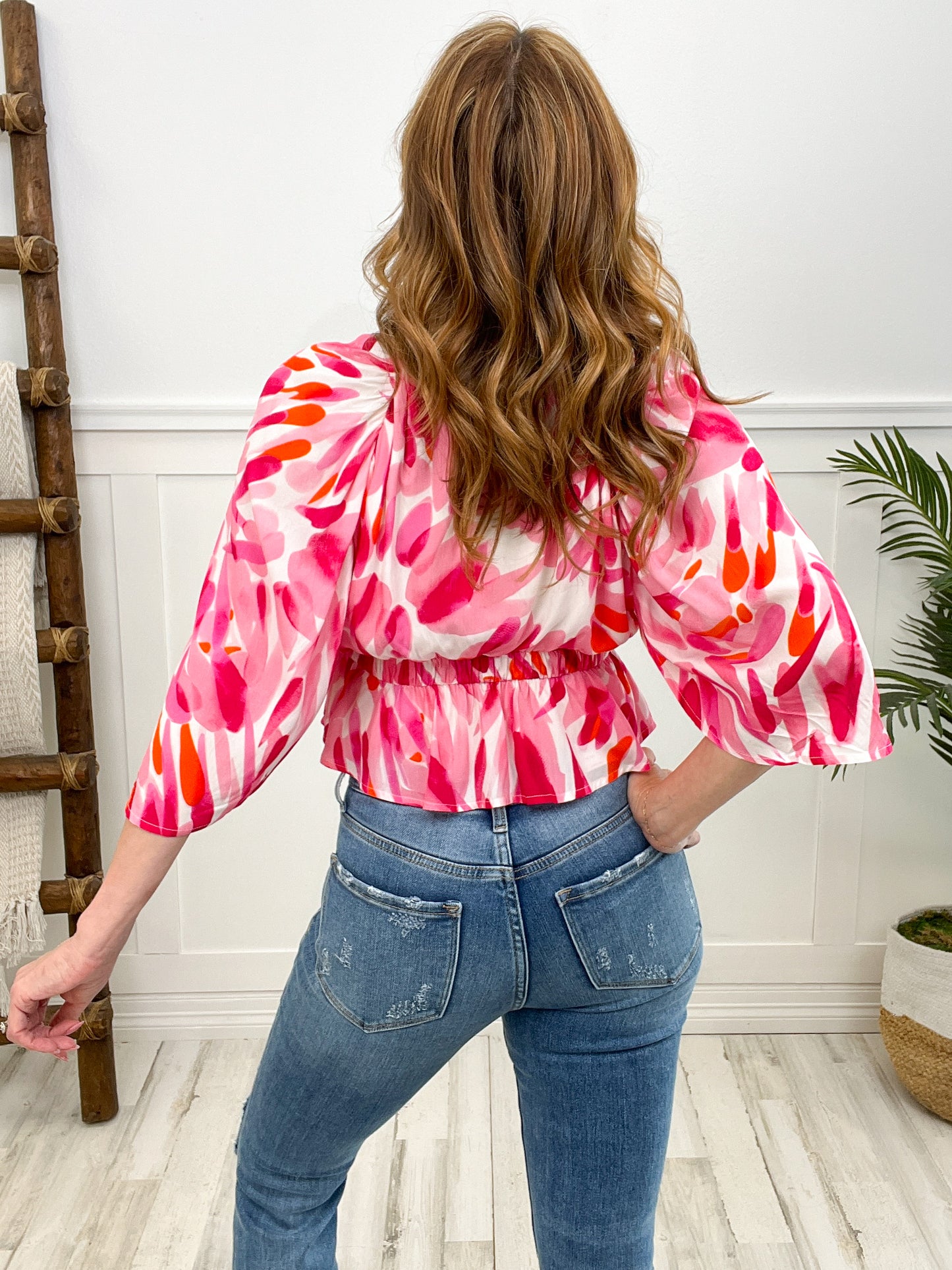 Taking a Trip Peplum Top