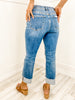 Vervet High Rise Cuffed Straight Leg Jeans