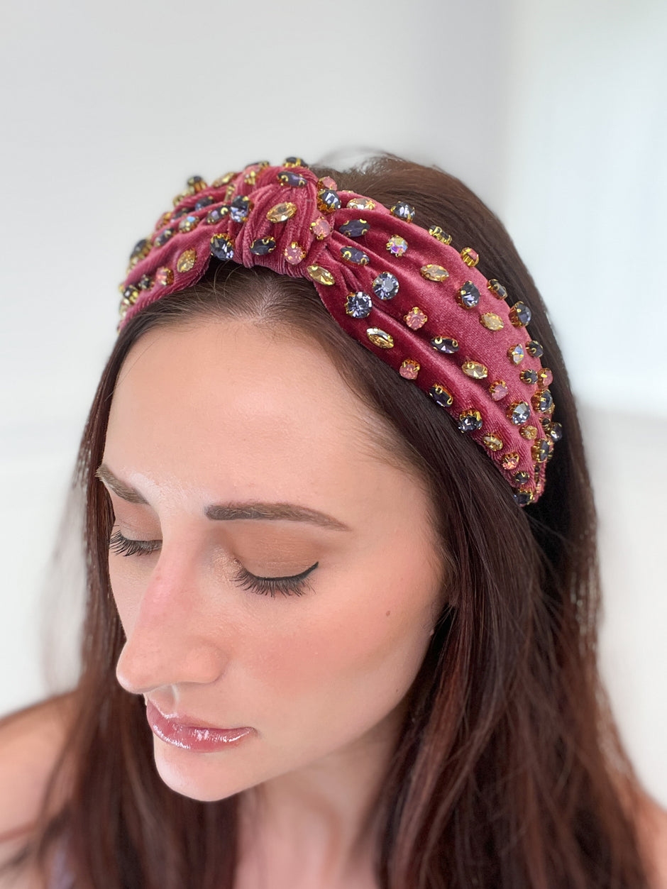 Luxury Crystal Knot Jeweled Headband