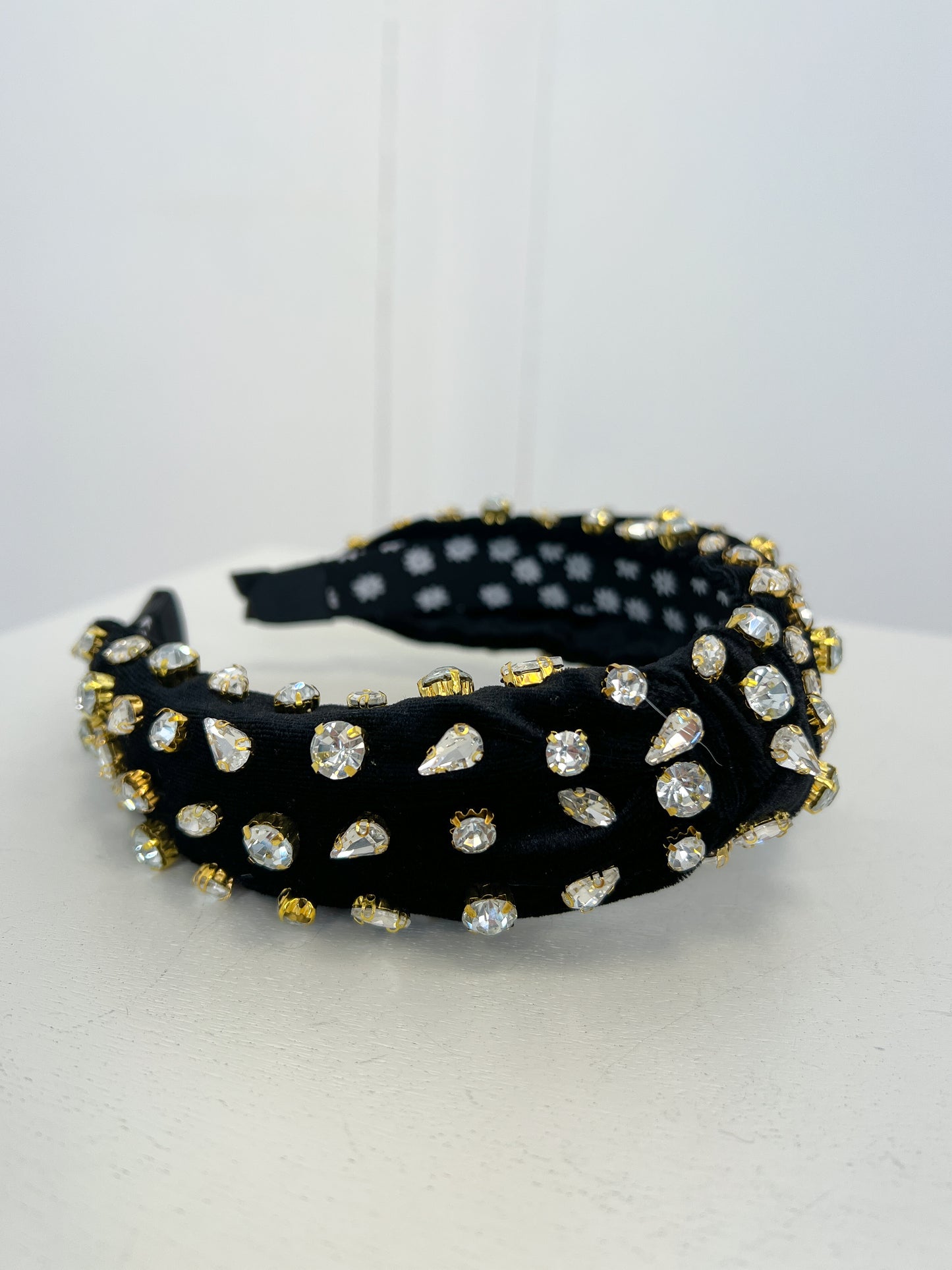 Luxury Crystal Knot Jeweled Headband