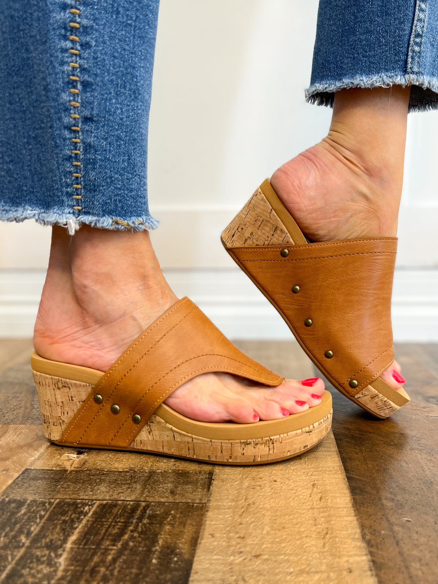 Corkys Flirty Wedge Sandals