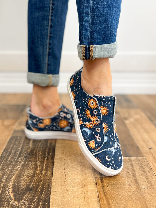 Corkys Babalu Sun & Moon Slip-On Tennis Shoes