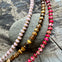 Natural Stone Seed Bead Necklace
