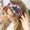 Fabric Wide Jeweled Headband