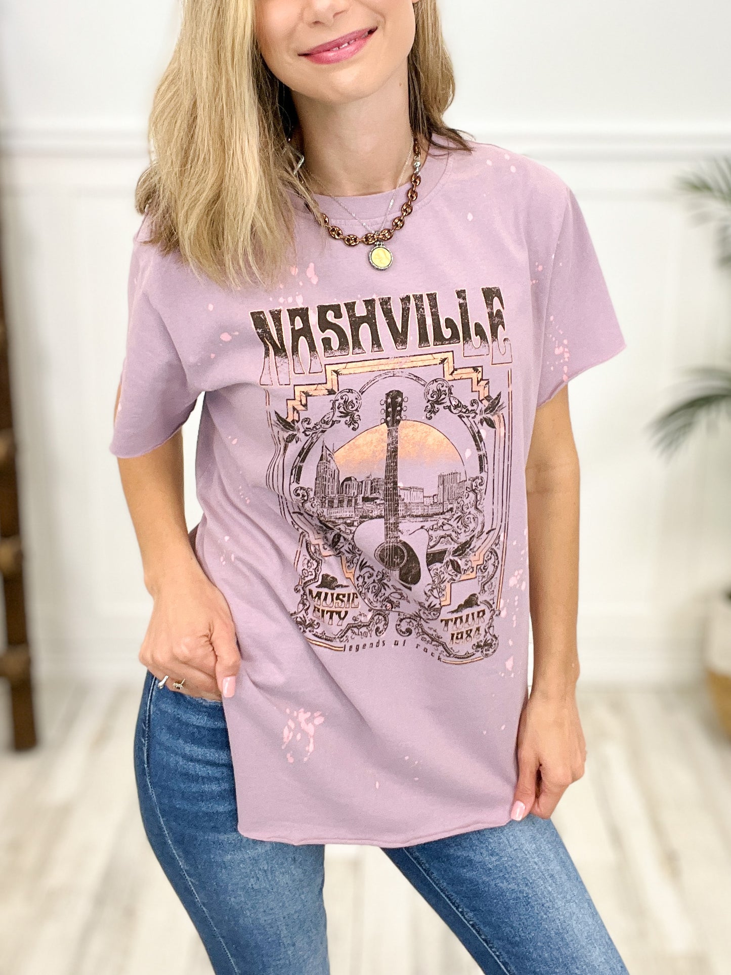 Nashville Music Row Graphic Tee