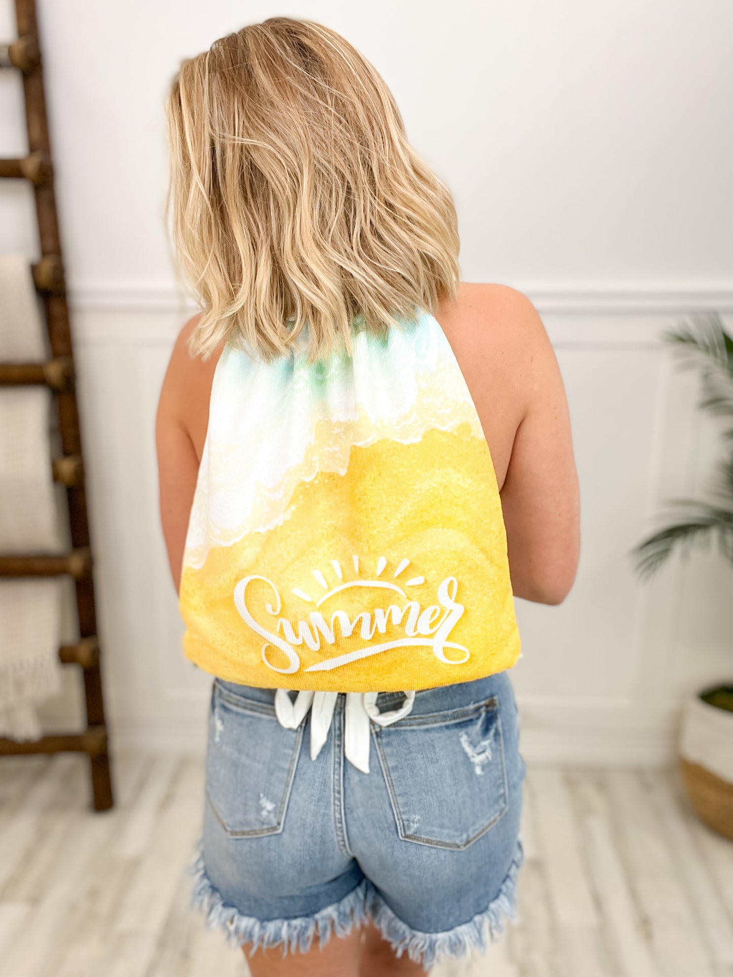 2-in-1 Sling Bag Beach Towel Combo