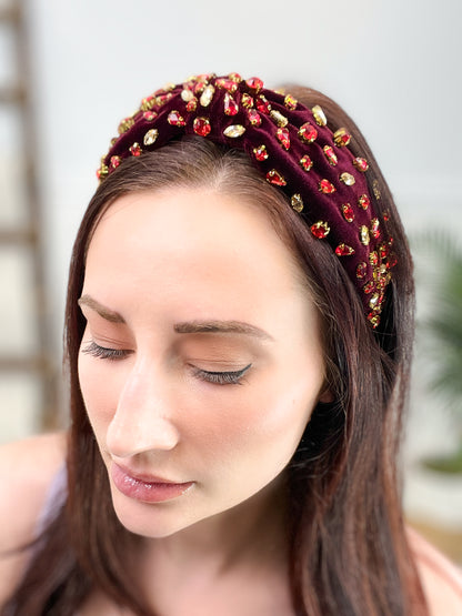 Luxury Crystal Knot Jeweled Headband