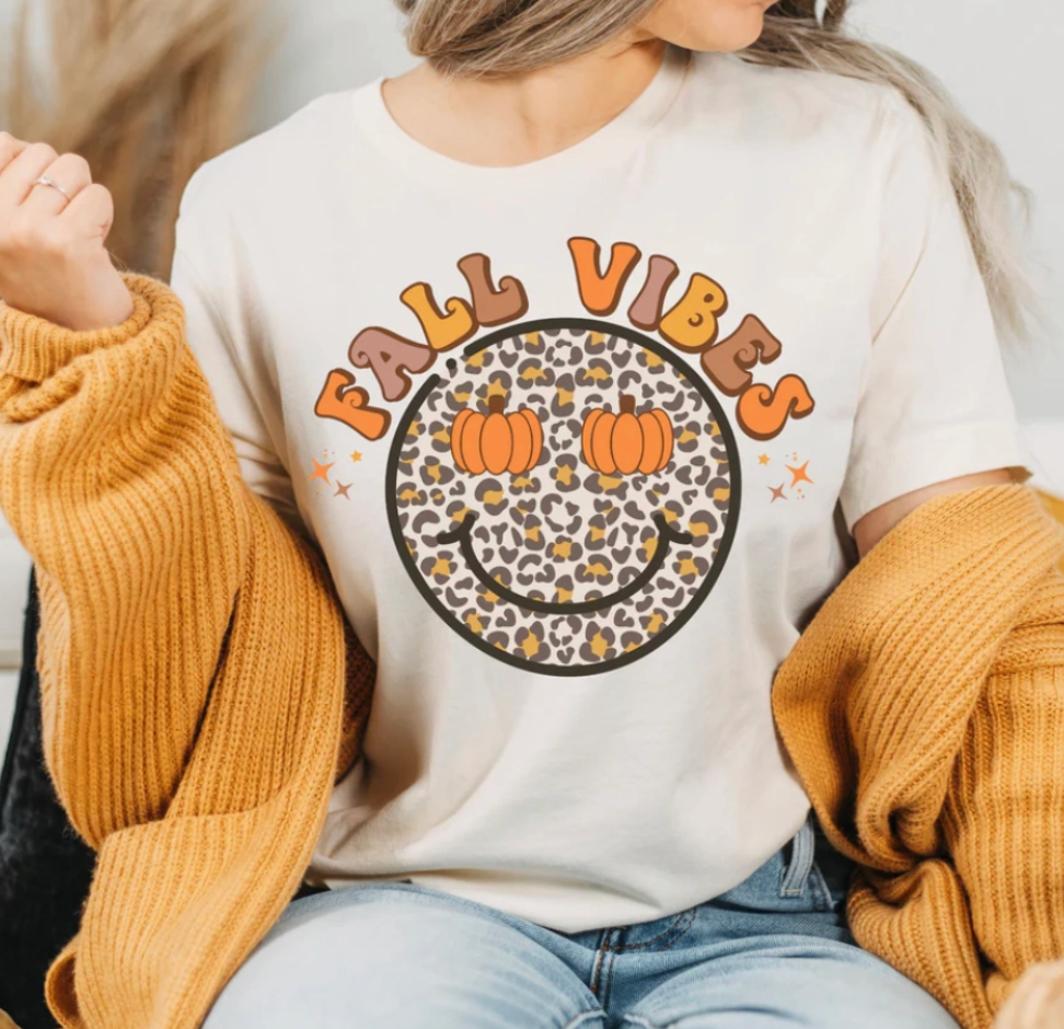 Fall Vibes Graphic Tee Shirt