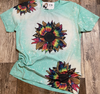 Tye Dye Sunflower Bleached T-shirt