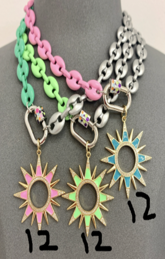 Sunburst 2-Face Necklace