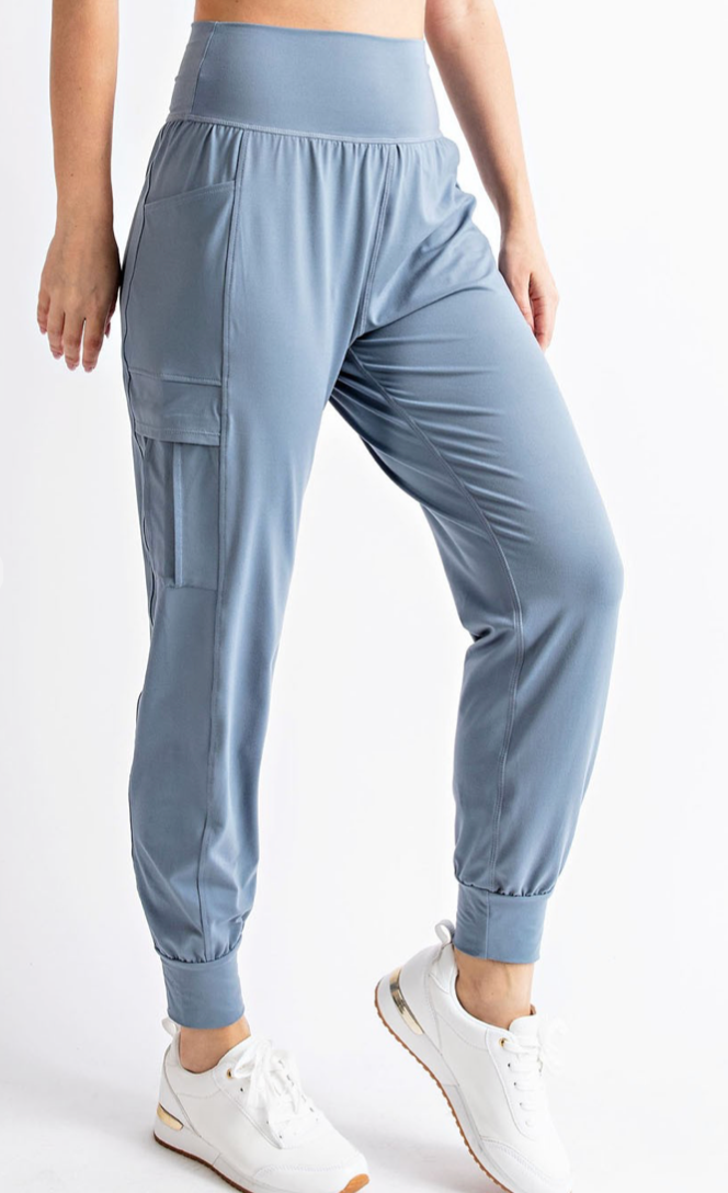 BUTTER JOGGER WITH SIDE POCKETS  - 2