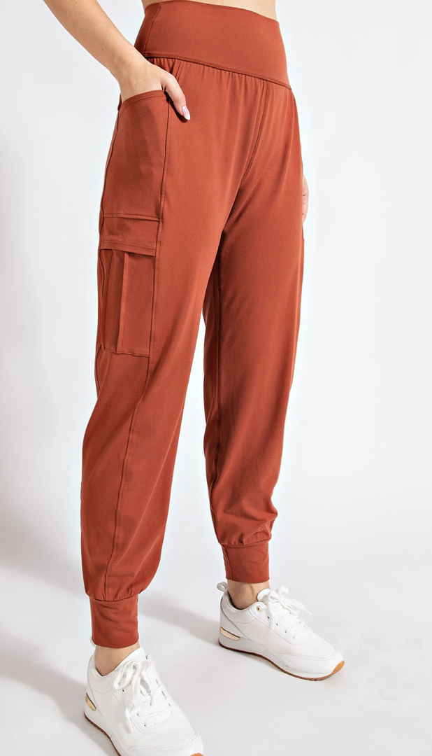 BUTTER JOGGER WITH SIDE POCKETS  - 2