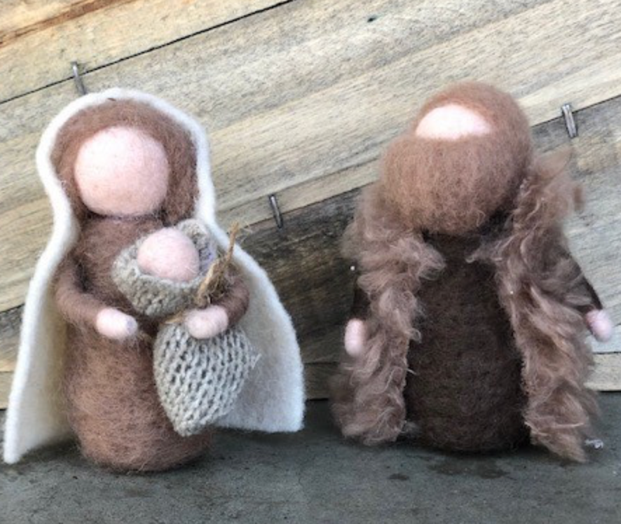 3" Felt Holy Family, Set