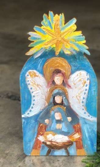 14x7" Holy Family Tabletop Décor