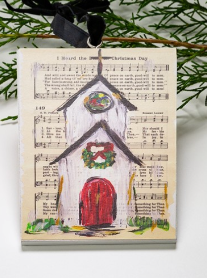 5x3" I Heard the Bells Ornament