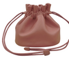 Genuine Leather Drawstring Jewelry Pouch