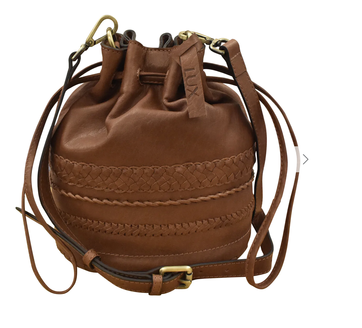 Nevada all Leather Bucket Bag