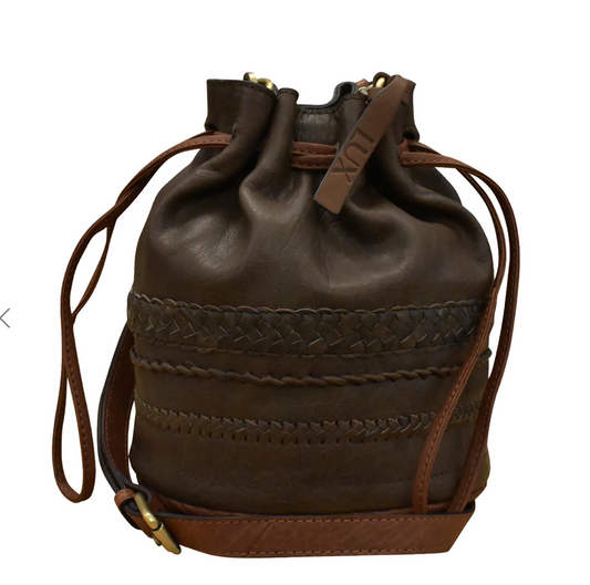 Nevada all Leather Bucket Bag