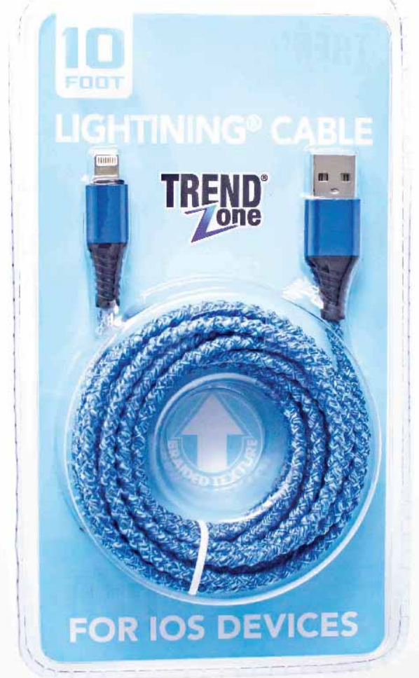 10FT TWISTY YARN IPHONE CABLE