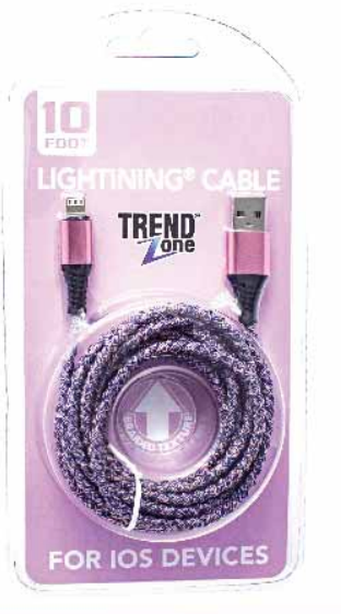 10FT TWISTY YARN IPHONE CABLE