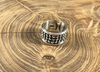 Triple Ball Thick Band Ring