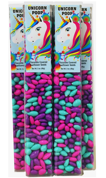 Poop, Chocolate Covered Sunny Seeds in 3 oz tubes