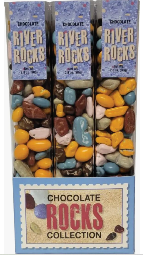 Chocolate Colorful Candy River Rocks