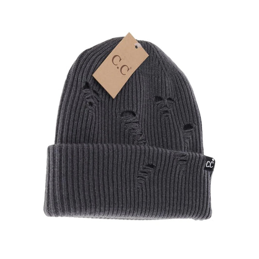 BF23-Distressed C.C. Beanie