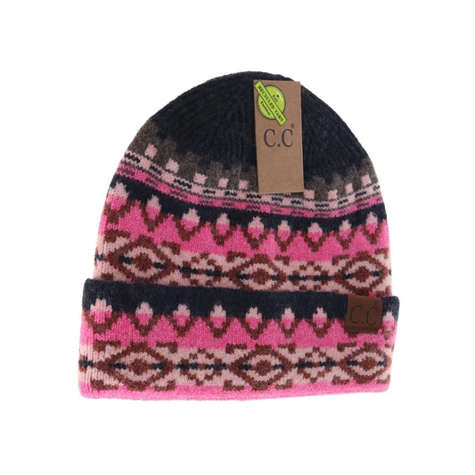 Sweater Vibes Aztec C.C. Beanie