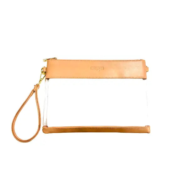 Clear Gameday Wristlet