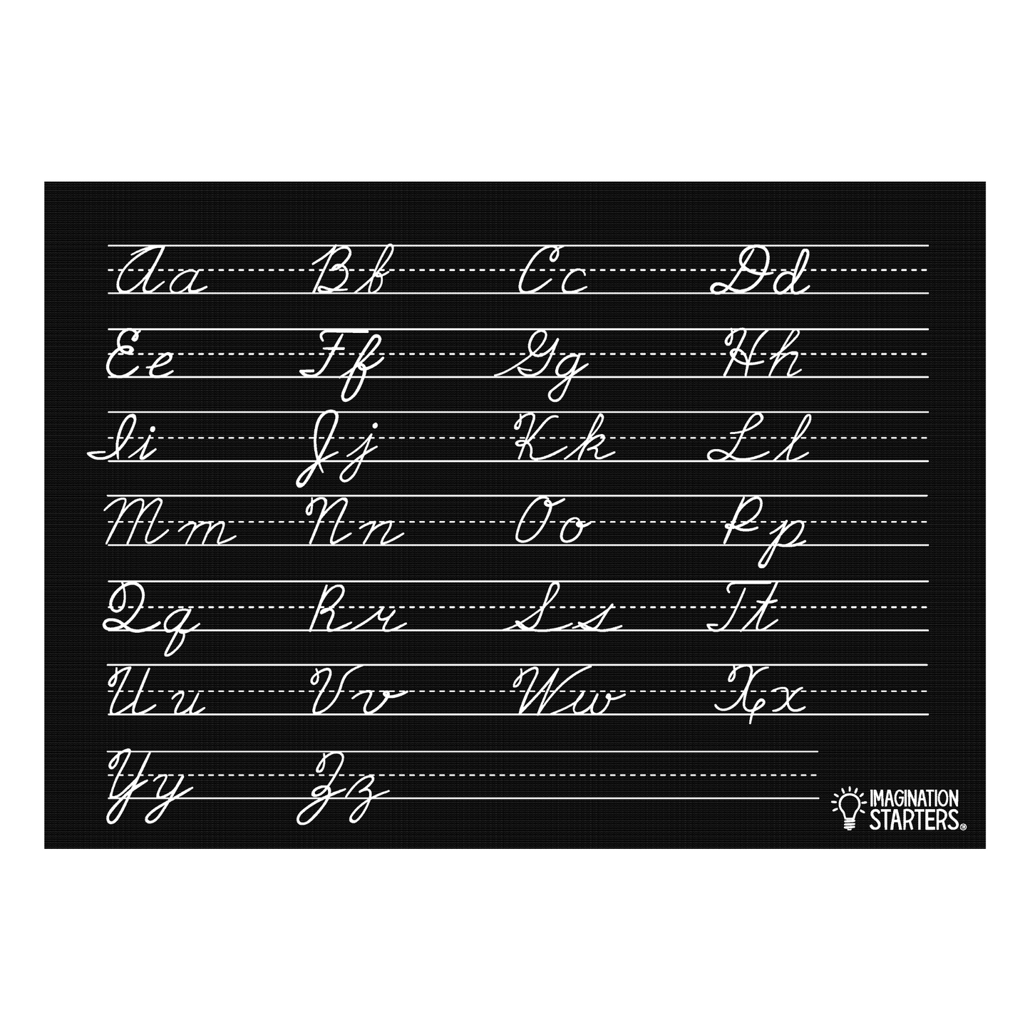 Chalkboard Placemat Cursive Practice