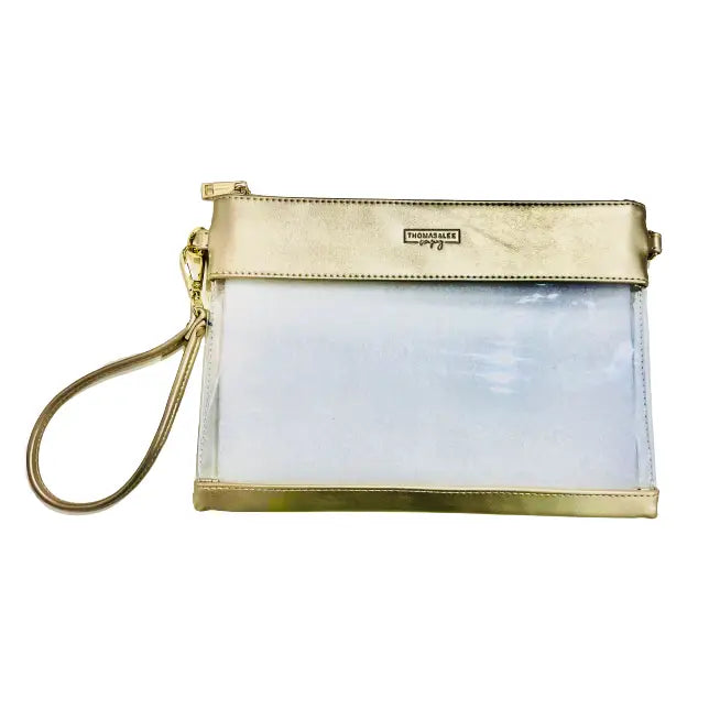 Clear Gameday Wristlet