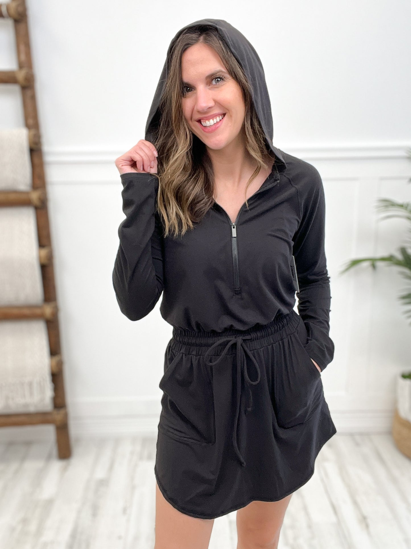 Ultimate Long Sleeve Romper with Hood