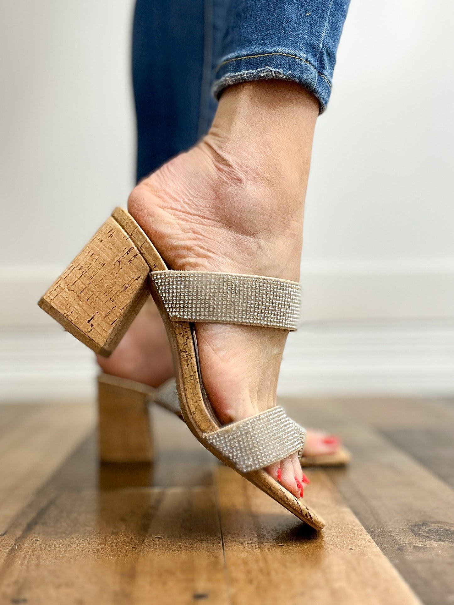 Corkys Divine Chunky Heel Sandals