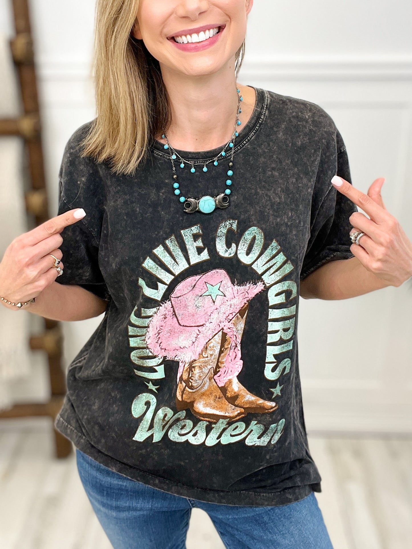 Long Live Cowgirls Vintage Graphic Tee