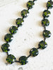 The "Evelyn" Swarovski Crystal necklace In Emerald