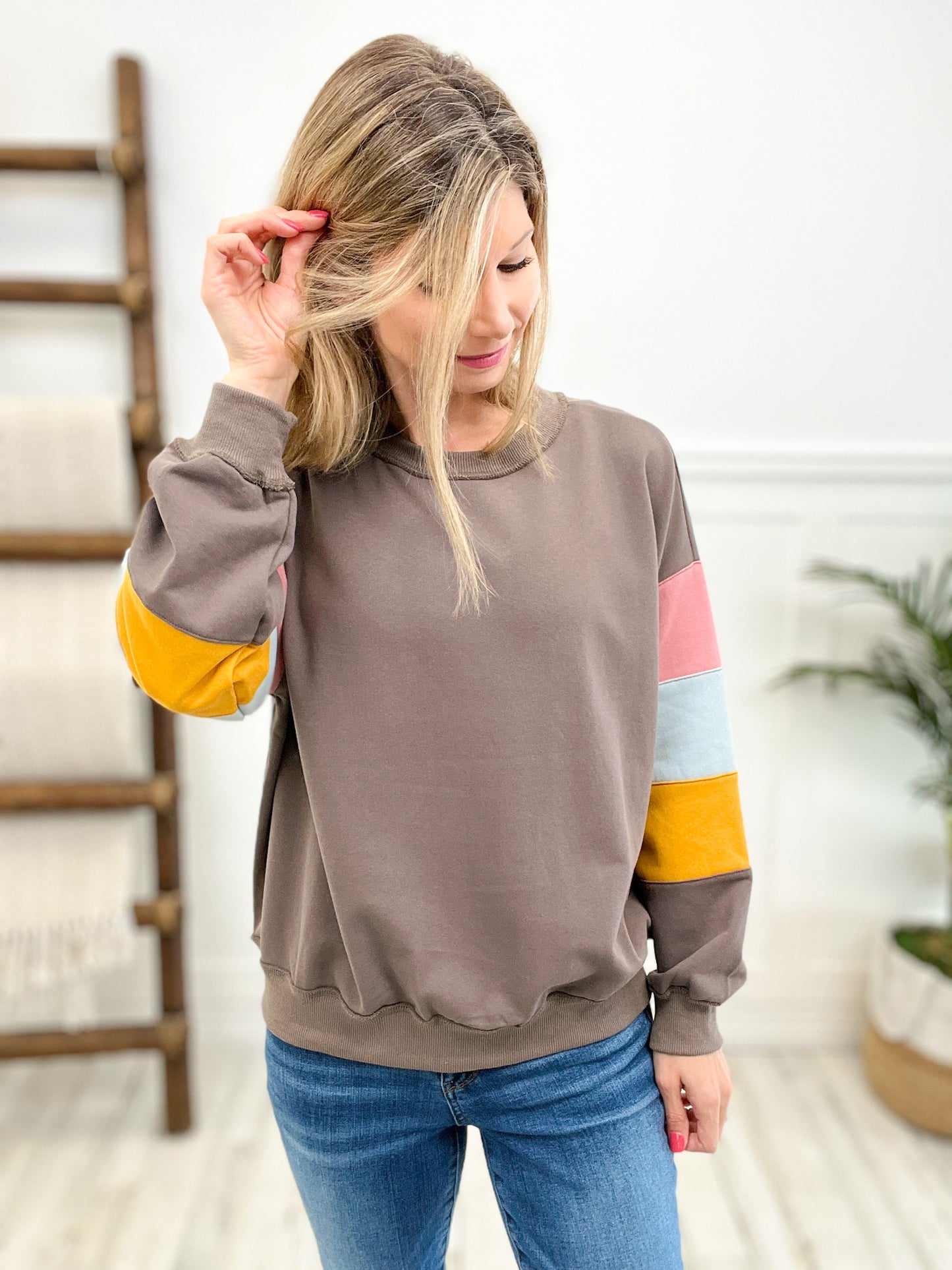 Essential Knit Terry Pullover