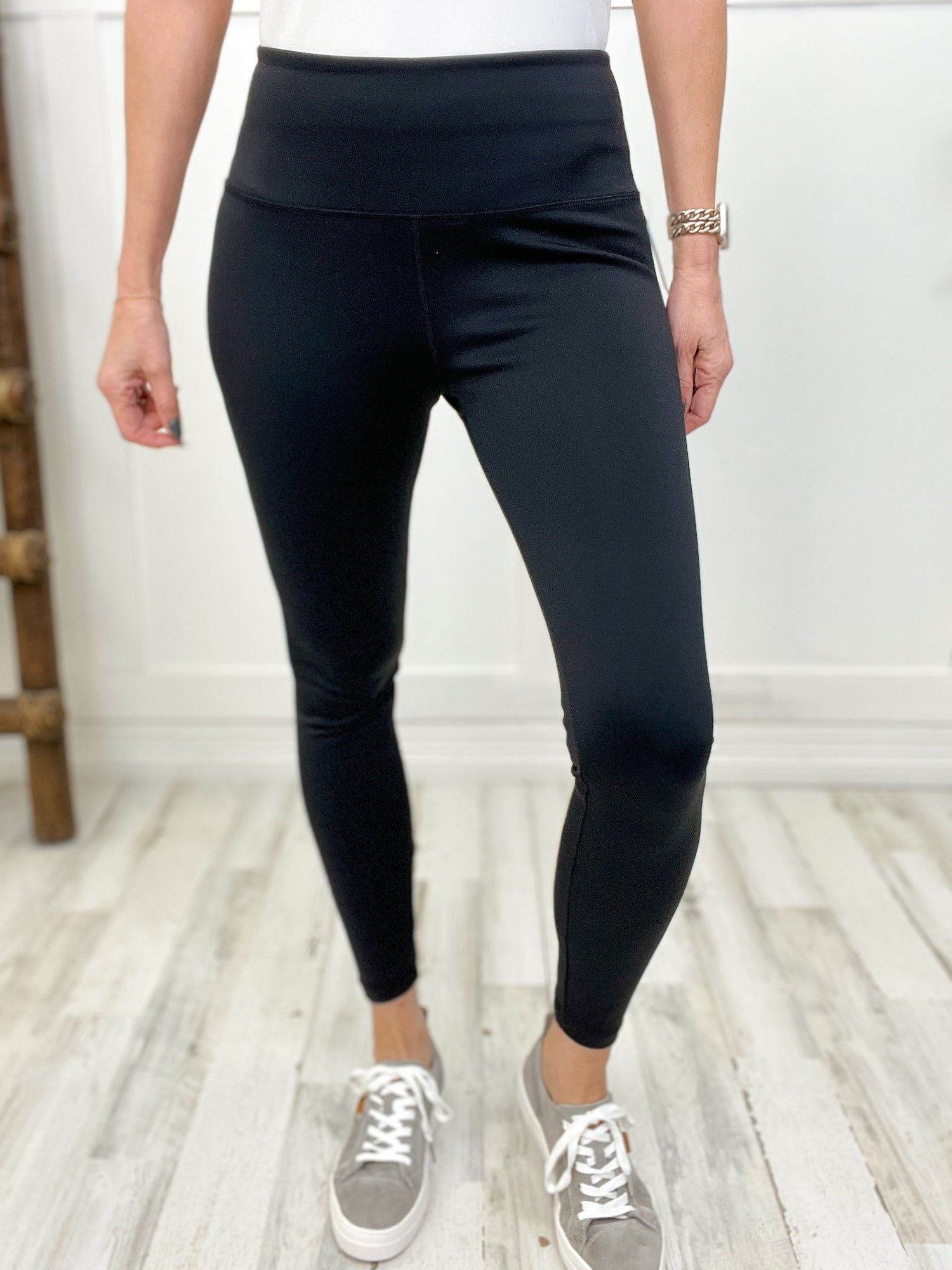High Waisted Solid Knit Leggings