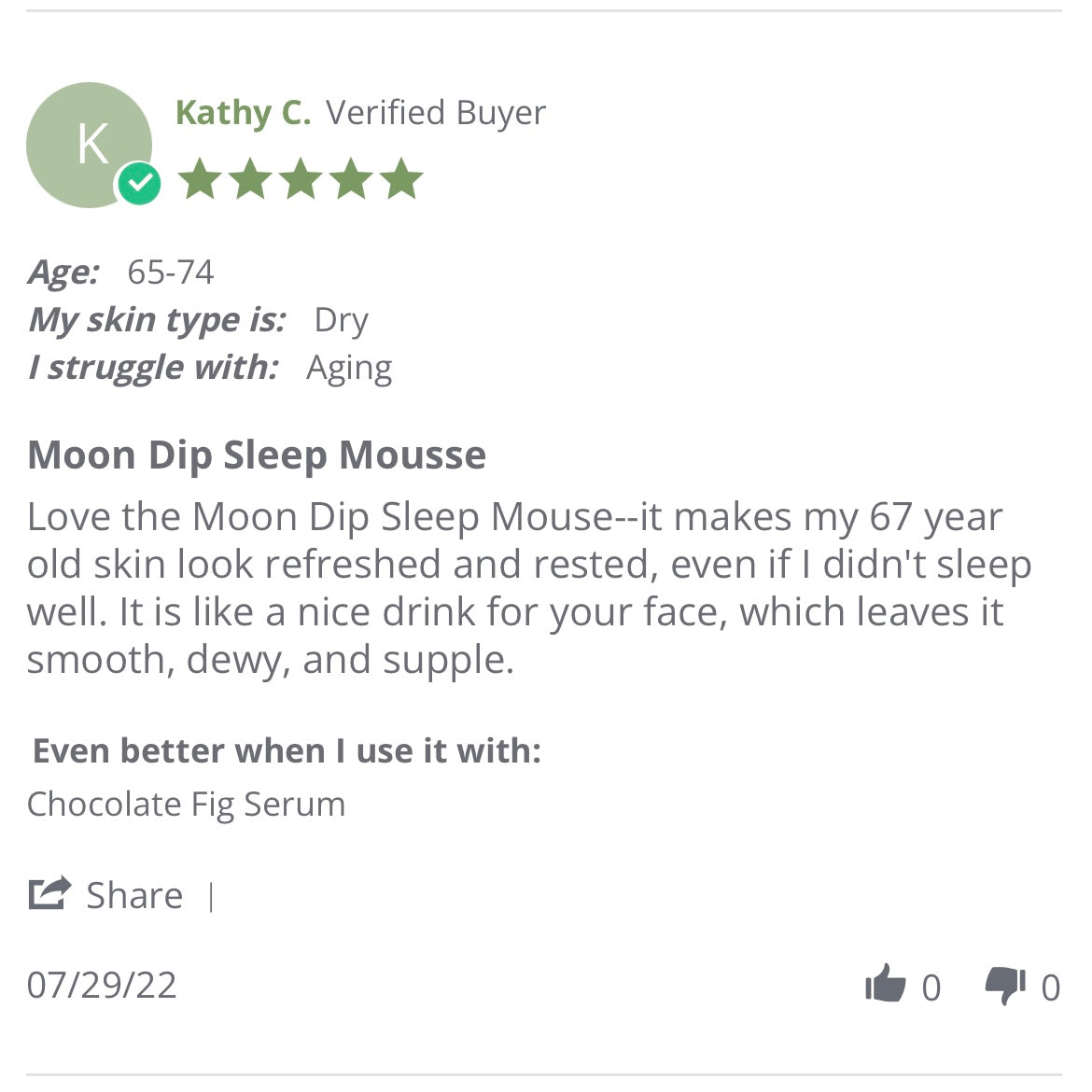 FarmHouse Fresh Evening Rose Moon Dip Facial Mousse