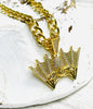 Cuban Chain Bat Necklace