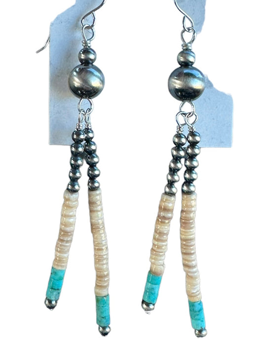 Corraine Smith Turq & Shell Earring