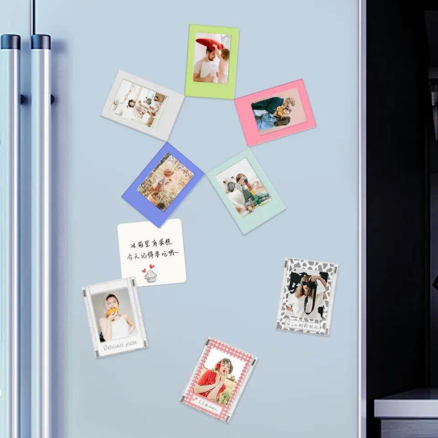 Colorful Magnetic Picture Frame Set